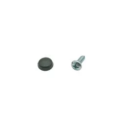 VW Bus T3 T4 Linsenblechschraube mit Abdeckkappe schwarz 3,9x13