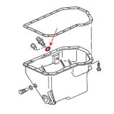 VW Bus T3 Kupferdichtring fr Stutzen lrcklaufleitung 1,6 TD JX