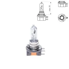 H15 Glhlampe, 12V, 15/55W, Sockelausf. PGJ23t-1
