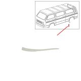 VW Bus T3 Steinschlagschutzfolie hinten rechts