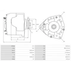 VW Bus T4 Lichtmaschine 90 A - 2,4 Diesel 2,5i bis '95
