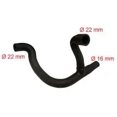 VW Bus T3 Wasserschlauch - Wasserpumpe zu Ausgleichsbehlter CS 08/82-12/83