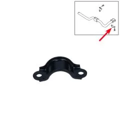 VW Bus T5 T6 Schelle f�r Stabilisatorlager hinten au�en