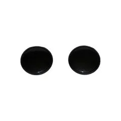 Blindstopfen / Zierschrauben-Set Ø 32 mm universell schwarz - 2 Stück