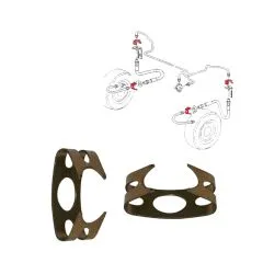 Haltefeder für Bremsschlauch VW Golf Corrado LT Jetta Passat Polo Sharan - 2 Stück