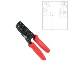 Kabelschuh-Crimpzange 0,08-6 mm²