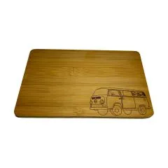 VW Bus T2 - Frühstücksbrettchen aus FSC®-zertifiziertem Bambus