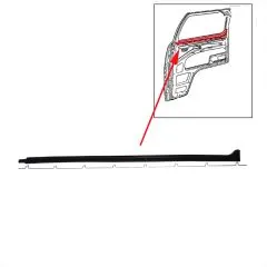 VW Bus T2 T2b Innenschachtdichtung Beifahrertür '68-'79