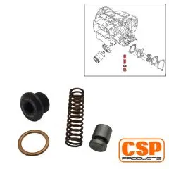 VW Bus T2 T3 Reparatursatz für Öldruckregelkolben 16 x 22 von CSP