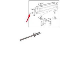VW Bus T2 T3 T4 Becher-Blindniete mit Flachkopf 4,8x14