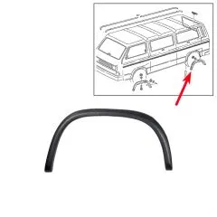VW Bus T3 Abdeckung für Radausschnitt hinten links Syncro 16"