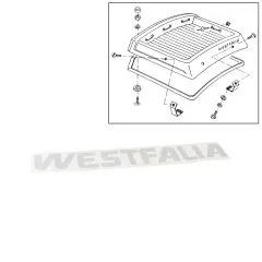 VW Bus T3 Aufkleber "Westfalia" für Aufstelldach