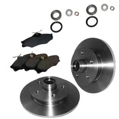 VW Bus T3 Bremsscheiben Bremsbeläge Radlager vorn ab 06/86