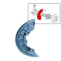 VW Bus T3 Bremsstaubblech Spritzblech rechts Syncro