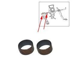 VW Bus T3 Buchse für Kupplungsfusshebel - 2 Stück