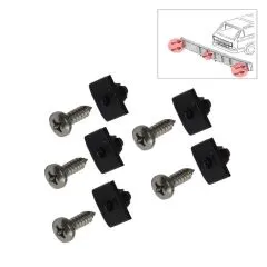 VW Bus T3 Clips & Schrauben Edelstahl für Kühlergrill unten