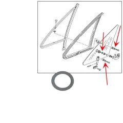 VW Bus T3 Dichtung für Verschlussschraube Drehfensterrahmen