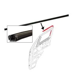 VW Bus T3 Dichtung Türfensterführung mit Nut vorn oben L/R