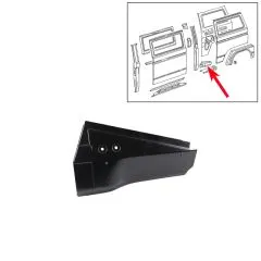 VW Bus T3 Einsatzblech für C-Säule links unten