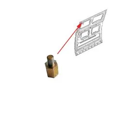 VW Bus T3 Führungsbolzen für Schiebetür oben Hochraumkastenwagen