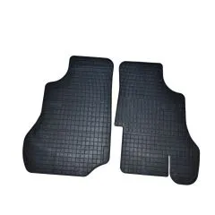 VW Bus T3 Gummifußmatten vorn schwarz - 2 Stück