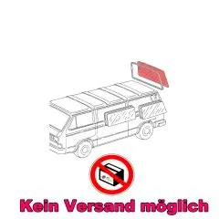 VW Bus T3 Heckscheibe / Rückblickscheibe klar mit Heizung