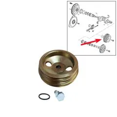 VW Bus T3 Keilriemenscheibe WBX mit 3 Rillen