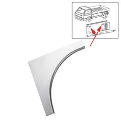 VW Bus T3 Knotenblech oben für Tresorraum Pritsche / Doka