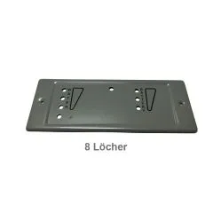 VW Bus T3 Küchenblock-Blende in grau - 8 Loch