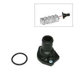 VW Bus T3 Kühlmittelflansch mit Dichtung Diesel