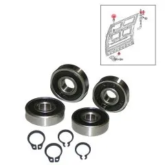 VW Bus T3 Lager- & Rollensatz für Schiebetür