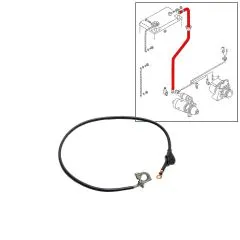 VW Bus T3 Leitungssatz / Pluspol für Batterie 910 mm
