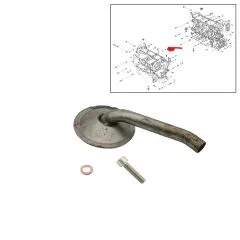 VW Bus T3 Ölrohr für alle WBX-Modelle inkl. Anbaumaterial