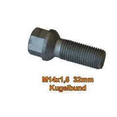 VW Bus T3 Radschraube Vorderachse Alufelge 32 mm kugelbund R12