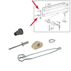 VW Bus T3 Reparatursatz für Motorklappe