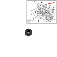 VW Bus T3 Sechskantmutter Kurbelgehäuse WBX