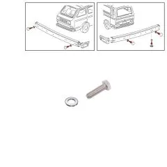 VW Bus T3 Sechskantschraube für Stoßstange Edelstahl