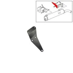 VW Bus T3 Stegblech rechts für Endtopfhalterung Diesel