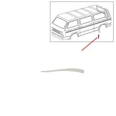 VW Bus T3 Steinschlagschutzfolie hinten links