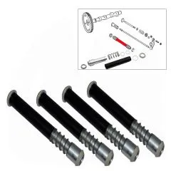 VW Bus T3 Stösselschutzrohre mit Dichtungen WBX & CT Motor - 4 Stück