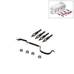 VW Bus T3 T4 Glühkerzen- & Verbinderset Diesel