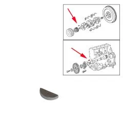 VW Bus T3 T4 Scheibenfeder Keil für Kurbelwelle & Zwischenwelle