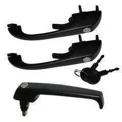 VW Bus T3 Türgriffe inkl. Schiebetürgriff bis 1984 gleichschließend