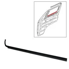 VW Bus T3 Türschachtdichtung mit Nut links außen