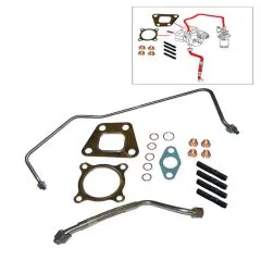 VW Bus T3 Turboladerleitungen & -dichtsatz komplett 1,6 TD JX