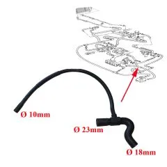 VW Bus T3 Wasserschlauch am Ausgleichsbehälter DG SP WBX