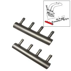 VW Bus T3 WBX Kraftstoffverteiler Edelstahl WBX - 2 Stück