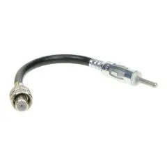 VW Bus T4 Antennenadapter - M10x75 Schraubanschluß (Buchse) - DIN (150 Ohm, Stecker)