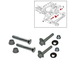 VW Bus T4 Exzenter- und Querlenkerschrauben-Set vorne ab 08/95