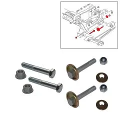 VW Bus T4 Exzenter- und Querlenkerschrauben-Set vorne bis 08/95